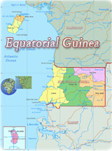 Equatorial Guinea political map