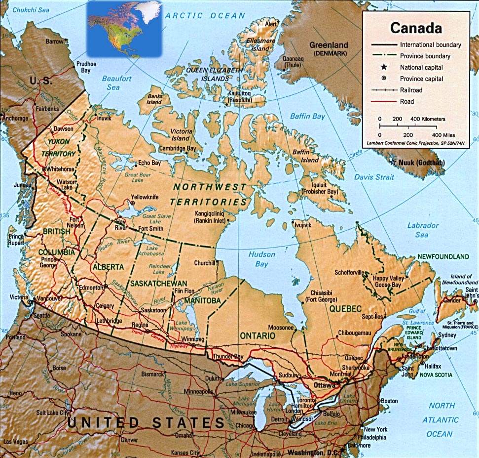 Canada map