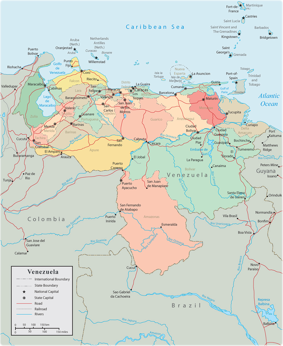 Map Venezuela