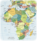 Political map Africa